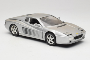 Ferrari 512 TR Argintiu Mira 1:18 6178-B1 Metal - imaginea 6 din 8