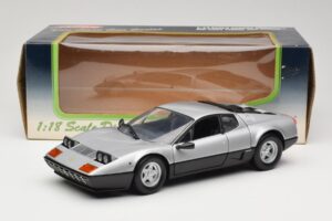Ferrari 512BB Argintiu Kyosho 1:18 08171S Metal - imaginea 8 din 8
