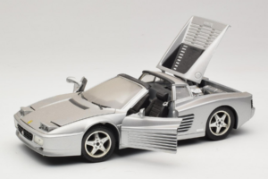 Ferrari 512TR Targa Argintiu Mira 1:18 6175 Metal - imaginea 2 din 8