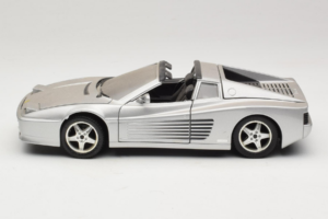 Ferrari 512TR Targa Argintiu Mira 1:18 6175 Metal - imaginea 4 din 8