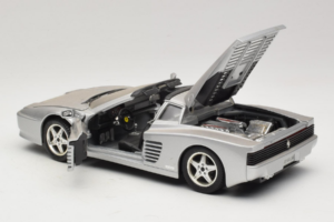 Ferrari 512TR Targa Argintiu Mira 1:18 6175 Metal - imaginea 5 din 8