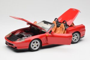 Ferrari 550 Barchetta Pininfarina Roșu Bburago 1:18 327660 Metal - imaginea 2 din 8