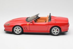 Ferrari 550 Barchetta Pininfarina Roșu Bburago 1:18 327660 Metal - imaginea 4 din 8