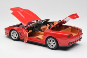 Ferrari 550 Barchetta Pininfarina Roșu Bburago 1:18 327660 Metal - imaginea 5 din 8