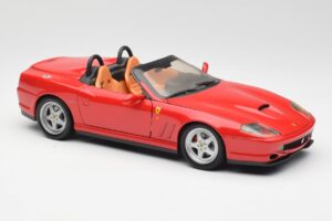 Ferrari 550 Barchetta Pininfarina Roșu Bburago 1:18 327660 Metal - imaginea 6 din 8