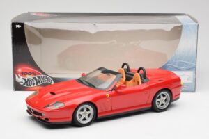 Ferrari 550 Barchetta Pininfarina Roșu Bburago 1:18 327660 Metal - imaginea 8 din 8