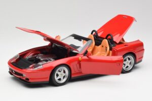 Ferrari 550 Barchetta Rosso Corsa Hot Wheels 1:18 29441 Metal - imaginea 2 din 8
