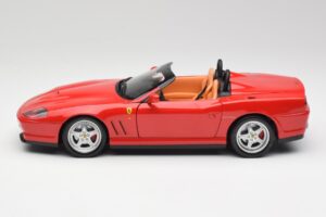 Ferrari 550 Barchetta Rosso Corsa Hot Wheels 1:18 29441 Metal - imaginea 4 din 8
