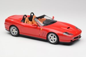 Ferrari 550 Barchetta Rosso Corsa Hot Wheels 1:18 29441 Metal - imaginea 6 din 8