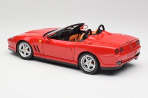 Ferrari 550 Barchetta Rosso Corsa Hot Wheels 1:18 29441 Metal - imaginea 7 din 8