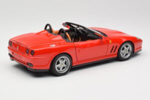 Ferrari 550 Barchetta Rosso Corsa Hot Wheels 1:18 74299294419 Metal - imaginea 3 din 8