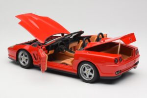 Ferrari 550 Barchetta Rosso Corsa Hot Wheels 1:18 74299294419 Metal - imaginea 5 din 8