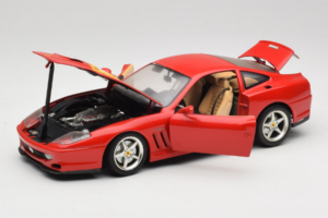 Ferrari 550 Maranello 22 Jahre Ferrari Model Club Roșu Bburago 1:18 3064-P2 Metal - imaginea 2 din 8