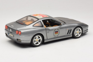 Ferrari 550 Maranello 25 Ferrari Model Club Argintiu Bburago 1:18 3344-S1 Metal - imaginea 3 din 7