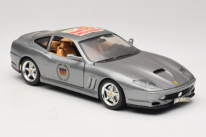 Ferrari 550 Maranello 25 Ferrari Model Club Argintiu Bburago 1:18 3344-S1 Metal - imaginea 5 din 7
