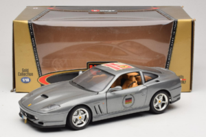 Ferrari 550 Maranello 25 Ferrari Model Club Argintiu Bburago 1:18 3344-S1 Metal - imaginea 7 din 7