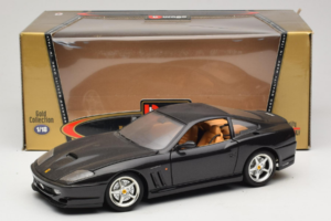 Ferrari 550 Maranello Negru Metalizat Bburago 1:18 3344-B1 Metal - imaginea 8 din 8