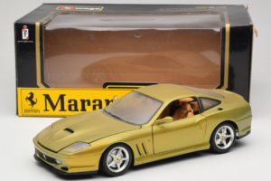 Ferrari 550 Maranello Gold Metallic Braccio & Gotz Bburago 1:18 3044-G1 Metal - imaginea 8 din 8