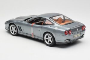 Ferrari 550 Maranello Gri Metallic Maisto 1:18 4839 Metal - imaginea 5 din 6