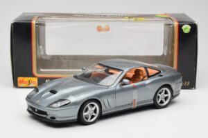 Ferrari 550 Maranello Gri Metallic Maisto 1:18 4839 Metal - imaginea 6 din 6