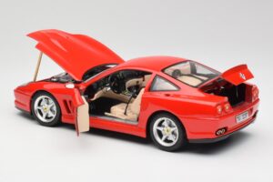 Ferrari 550 Maranello Roșu Bburago 1:18 3064 Metal - imaginea 5 din 8