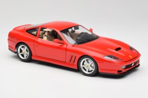 Ferrari 550 Maranello Roșu Bburago 1:18 3064 Metal - imaginea 6 din 8