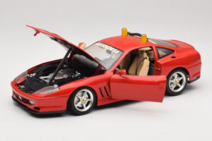Ferrari 550 Maranello Safety Car Rosso Corsa Bburago 1:18 3064-P1 Metal - imaginea 2 din 8