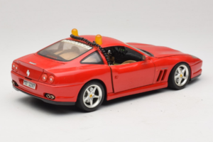 Ferrari 550 Maranello Safety Car Rosso Corsa Bburago 1:18 3064-P1 Metal - imaginea 3 din 8