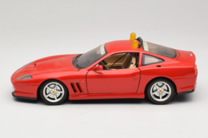 Ferrari 550 Maranello Safety Car Rosso Corsa Bburago 1:18 3064-P1 Metal - imaginea 4 din 8