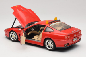 Ferrari 550 Maranello Safety Car Rosso Corsa Bburago 1:18 3064-P1 Metal - imaginea 5 din 8