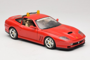 Ferrari 550 Maranello Safety Car Rosso Corsa Bburago 1:18 3064-P1 Metal - imaginea 6 din 8
