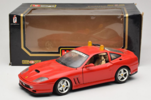 Ferrari 550 Maranello Safety Car Rosso Corsa Bburago 1:18 3064-P1 Metal - imaginea 8 din 8