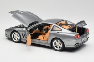 Ferrari 550 Maranello Argintiu Bburago 1:18 3344 Metal - imaginea 5 din 8