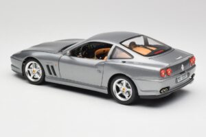 Ferrari 550 Maranello Argintiu Bburago 1:18 3344 Metal - imaginea 7 din 8