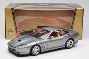 Ferrari 550 Maranello Argintiu Bburago 1:18 3344 Metal - imaginea 8 din 8