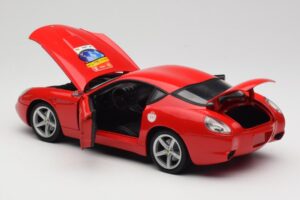 Ferrari 575 GTZ Zagato Roșu Hot Wheels 1:18 L2960 Metal - imaginea 5 din 8