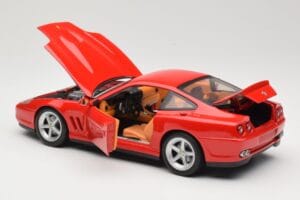 Ferrari 575M Maranello Roșu Hot Wheels 1:18 54937 Metal - imaginea 5 din 8