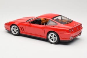 Ferrari 575M Maranello Roșu Hot Wheels 1:18 54937 Metal - imaginea 7 din 8