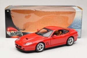Ferrari 575M Maranello Roșu Hot Wheels 1:18 54937 Metal - imaginea 8 din 8