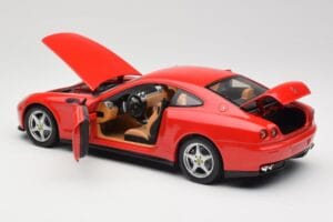 Ferrari 612 Scaglietti Rosso Corsa Hot Wheels 1:18 B6047 Metal - imaginea 5 din 8