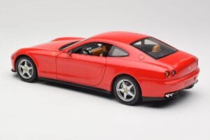 Ferrari 612 Scaglietti Rosso Corsa Hot Wheels 1:18 B6047 Metal - imaginea 7 din 8