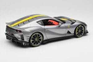 Ferrari 812 Competizione Grigio Coburn Bburago 1:18 18-01647 Metal - imaginea 3 din 8