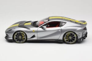 Ferrari 812 Competizione Grigio Coburn Bburago 1:18 18-01647 Metal - imaginea 4 din 8