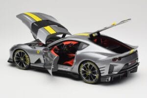 Ferrari 812 Competizione Grigio Coburn Bburago 1:18 18-01647 Metal - imaginea 5 din 8