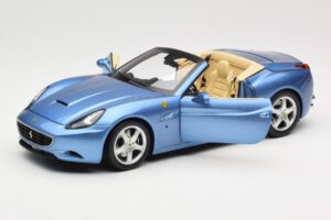 Ferrari California Albastru Deschis Hot Wheels 1:18 N2043 Metal - imaginea 2 din 8