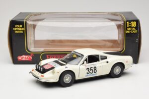Ferrari Dino 246 GT Alb Anson 1:18 3580 Metal - imaginea 8 din 8