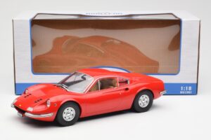 Ferrari Dino 246 GT Roșu MCG 1:18 MCG18166 Metal - imaginea 6 din 6