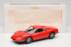 Ferrari Dino 246 GT Roșu Norev 1:18 187800 Metal - imaginea 6 din 6