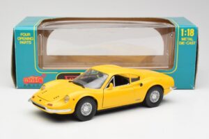 Ferrari Dino 246 GT Galben Anson 1:18 30301W Metal - imaginea 8 din 8