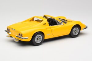 Ferrari Dino 246 GTS Galben Hot Wheels 1:18 23920 Metal - imaginea 3 din 8